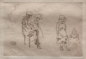 Los niños Menpes de James McNeill Whistler