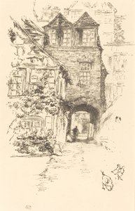 La Casa del Sacerdote, Rouen de James Abbott McNeill Whistler