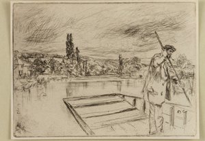 La lancha de James Abbott McNeill Whistler