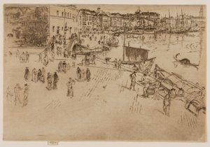 La Riva de James Abbott McNeill Whistler