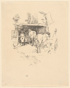 El patio de los Smith de James McNeill Whistler