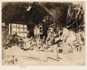 La herrería de James Abbott McNeill Whistler