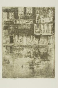 La Casa Cuadrada, Ámsterdam de James Abbott McNeill Whistler