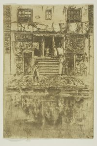 Los escalones, Ámsterdam de James Abbott McNeill Whistler