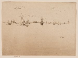 El barco torreta de James Abbott McNeill Whistler