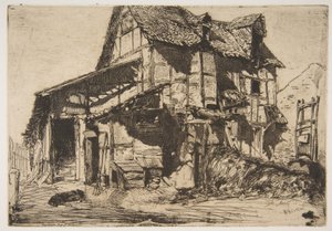 La vivienda de alquiler insegura (La vieja granja) de James McNeill Whistler