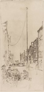 El mástil veneciano de James Abbott McNeill Whistler