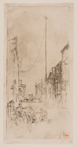 El Mástil Veneciano de James Abbott McNeill Whistler