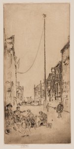 El mástil veneciano de James Abbott McNeill Whistler