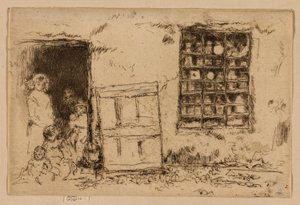 La tienda de dulces del pueblo de James Abbott McNeill Whistler