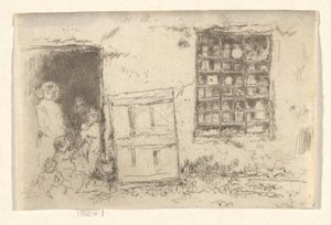 La tienda de dulces del pueblo de James Abbott McNeill Whistler