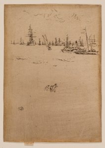 El barco de los visitantes de James McNeill Whistler