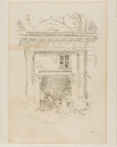 Los herreros, Impasse des Carmélites de James McNeill Whistler