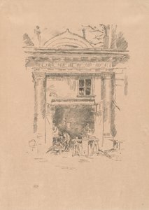Los herreros, Impasse des Carmélites de James Abbott McNeill Whistler