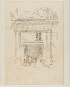 Los herreros, Impasse des Carmélites de James Abbott McNeill Whistler