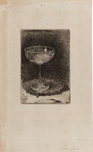 La copa de vino de James Abbott McNeill Whistler