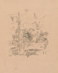 Tête-à-tête en el Jardín de James Abbott McNeill Whistler