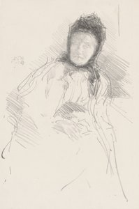 Boceto inacabado de Lady Haden de James Abbott McNeill Whistler