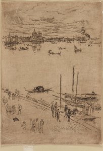 Venecia vertical de James Abbott McNeill Whistler