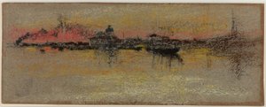 Venecia: Amanecer en el Rialto de James Abbott McNeill Whistler