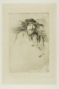 Whistler con sombrero de James Abbott McNeill Whistler