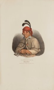 NA-SHE-MUNG-GA, un jefe de Miami, de The Aboriginal Portfolio