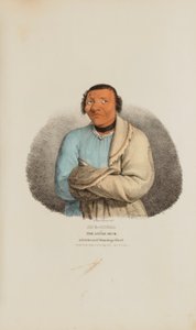 SHE-SHEBA or The Little Duck; A Celebrated Winnebago Chief, de The Aboriginal Portfolio. de James Otto Lewis