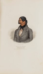 WAA-BA-SHAW; un célebre jefe sioux, de The Aboriginal Portfolio de James Otto Lewis