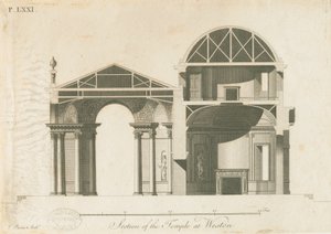 Weston-under-Lizard - El Templo de Diana de James Paine