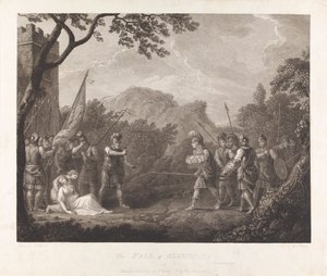 La caída de Aganecca, 1783 de James Parker