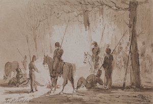 Descanso en el Calvario