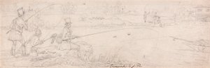 Pesca cerca de Totten Mill de James Pollard