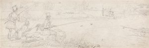 Pesca de fondo cerca de Totten Mill de James Pollard