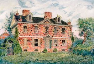 Cliveden, Germantown, Pensilvania, EE.UU., siglo XVIII, 1921 de James Preston