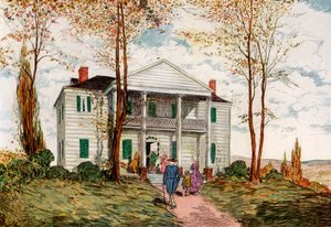 Mansión Morris-Jumel, Washington Heights, siglo XVIII, 1921 de James Preston