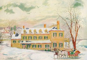 La Casa Kendall, Virginia, EE.UU., siglo XVIII de James Preston