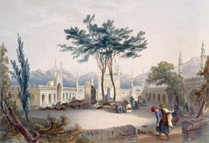 Mezquita de Goolaum Hoossein Huzrut-Jee, el Gran Profeta de los Afganos, y las tumbas de los reyes en Kandahar, lámina 30 de 