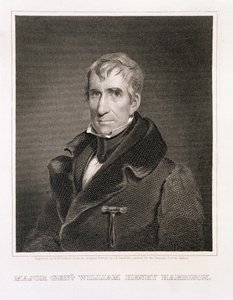 Mayor General William Henry Harrison, grabado por Richard W. Dodson de James Reid Lambdin