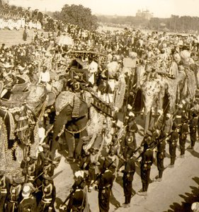 El Gran Durbar, Delhi, India. 1903 (foto) de James Ricalton
