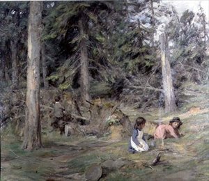 Alrededor de una fogata de James Riddel