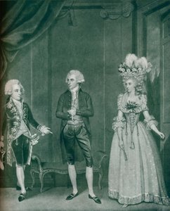 Hon Rd Edgcumbe, Lord William Russell, Lady Caroline Spencer, 1788, 1909 de James Roberts