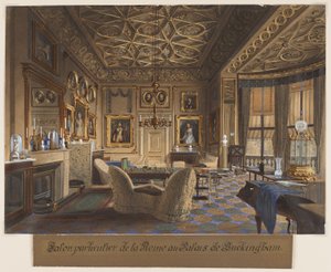 Sala Particular de la Reina en el Palacio de Buckingham de James Roberts
