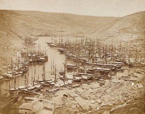 Puerto de Balaklava, mirando al norte, 1856