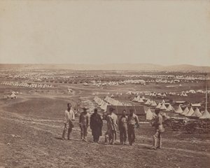 Vista general del campamento de James Robertson