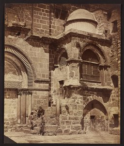 Pórtico del Santo Sepulcro, Jerusalén [Jerusalén. Basílica del Santo Sepulcro - capilla de los francos] de James Robertson