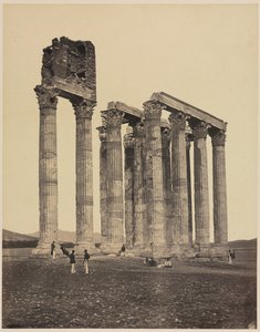 Templo de Júpiter Olímpico, c. 1853