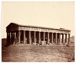 "Templo de Teseo" [Atenas. Teseion - en realidad templo de Hefesto] de James Robertson