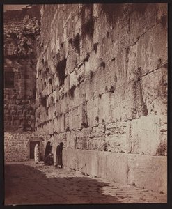 Muro de las Lamentaciones de los judíos [Jerusalén. Muro de las Lamentaciones (Muro Occidental)] de James Robertson