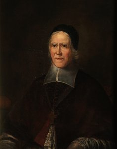 Bonaventura Giffard, presidente intruso del Magdalen College, 1887 de James Russell