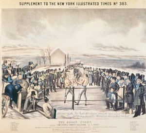 La Gran Pelea Entre Tom Hyer y Yankee Sullivan, 1849 de James S. Baillie